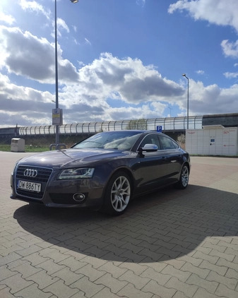 Audi A5 cena 43000 przebieg: 191000, rok produkcji 2010 z Wrocław małe 154